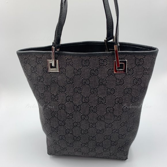 Authentic Gucci Monogram Bucket Shoulder Bag - Picture 7 of 13